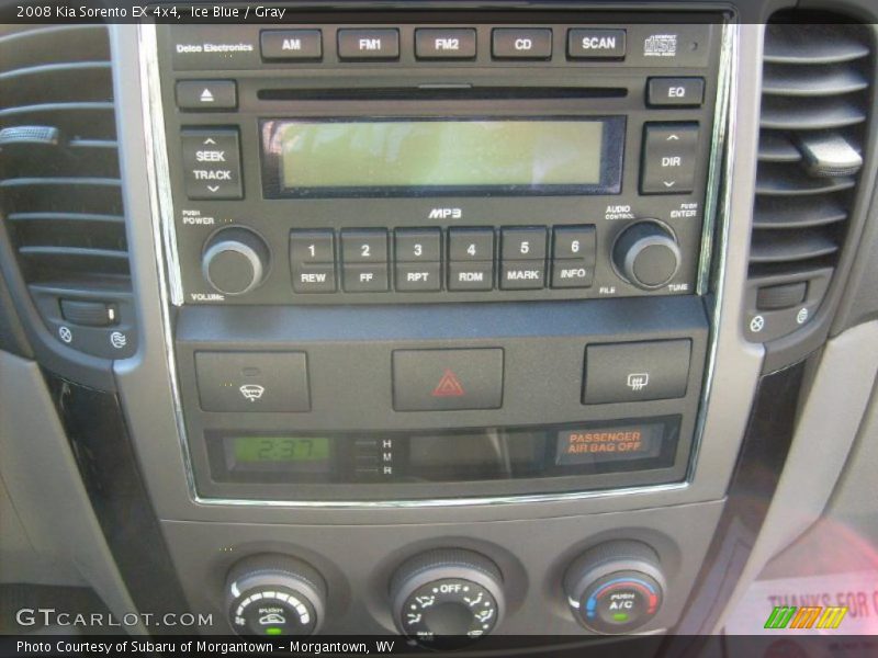 Controls of 2008 Sorento EX 4x4