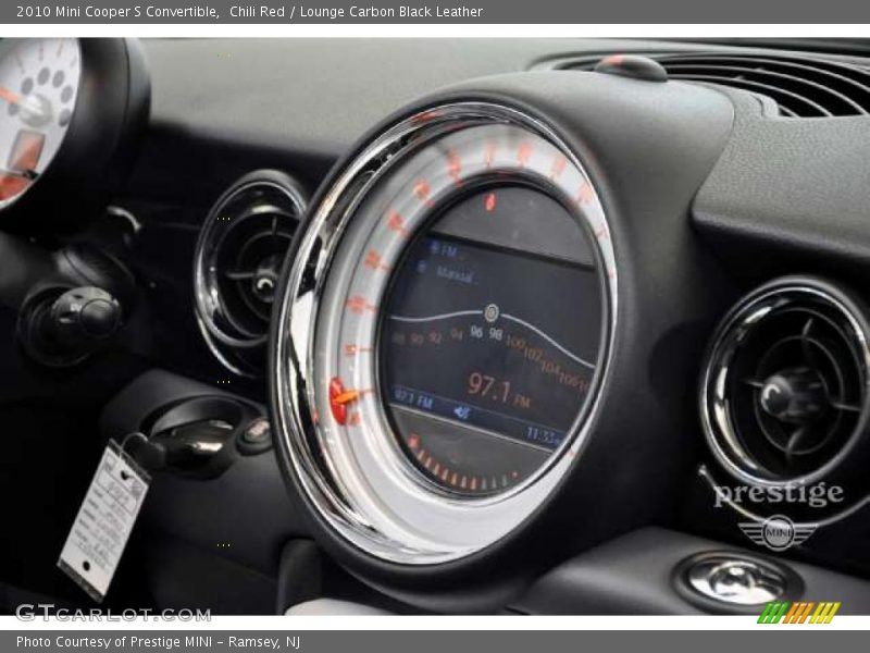 Chili Red / Lounge Carbon Black Leather 2010 Mini Cooper S Convertible