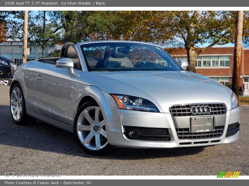 Ice Silver Metallic / Black 2008 Audi TT 2.0T Roadster