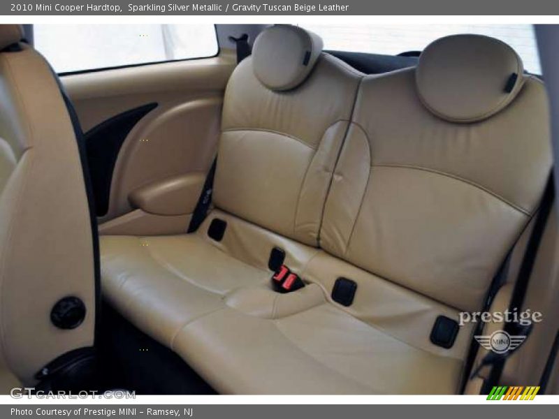 Sparkling Silver Metallic / Gravity Tuscan Beige Leather 2010 Mini Cooper Hardtop