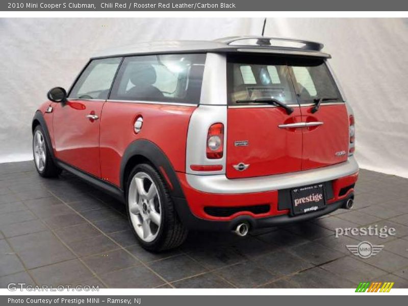 Chili Red / Rooster Red Leather/Carbon Black 2010 Mini Cooper S Clubman