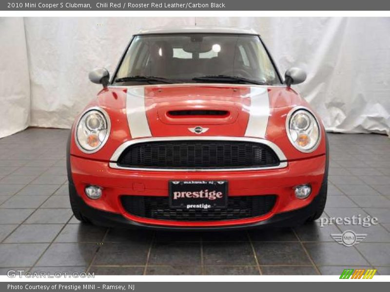 Chili Red / Rooster Red Leather/Carbon Black 2010 Mini Cooper S Clubman