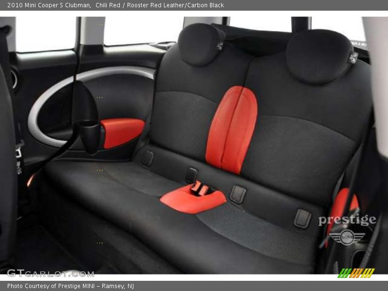 Chili Red / Rooster Red Leather/Carbon Black 2010 Mini Cooper S Clubman
