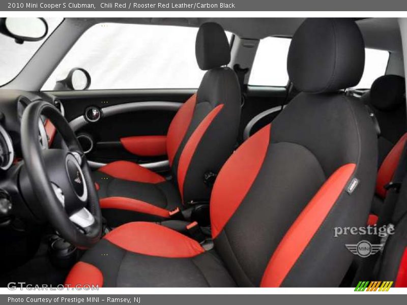 Chili Red / Rooster Red Leather/Carbon Black 2010 Mini Cooper S Clubman
