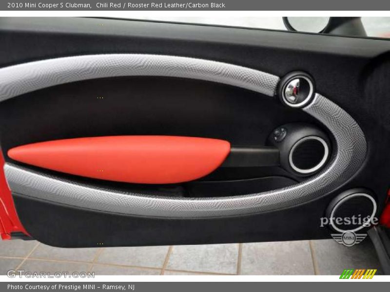 Chili Red / Rooster Red Leather/Carbon Black 2010 Mini Cooper S Clubman