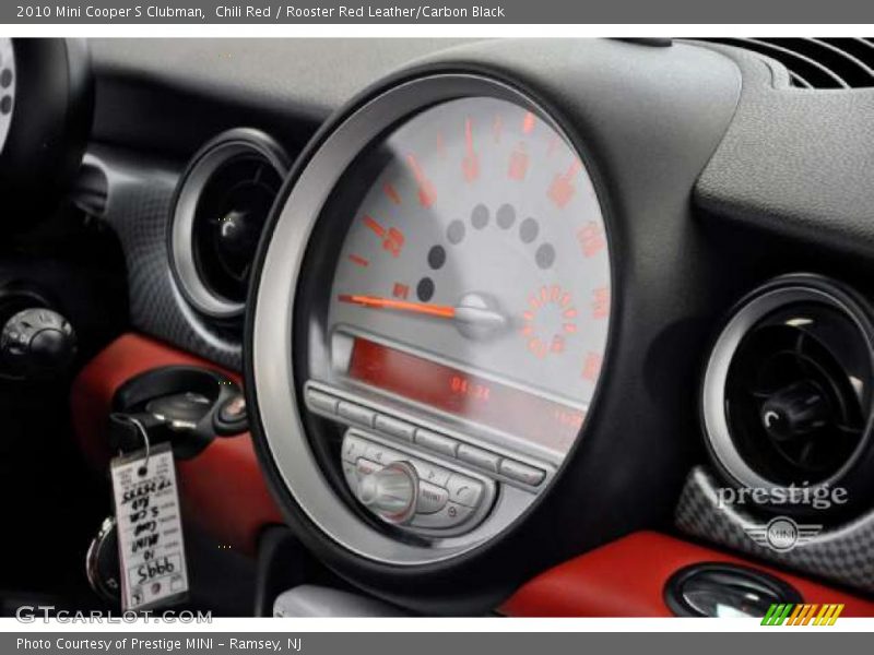 Chili Red / Rooster Red Leather/Carbon Black 2010 Mini Cooper S Clubman