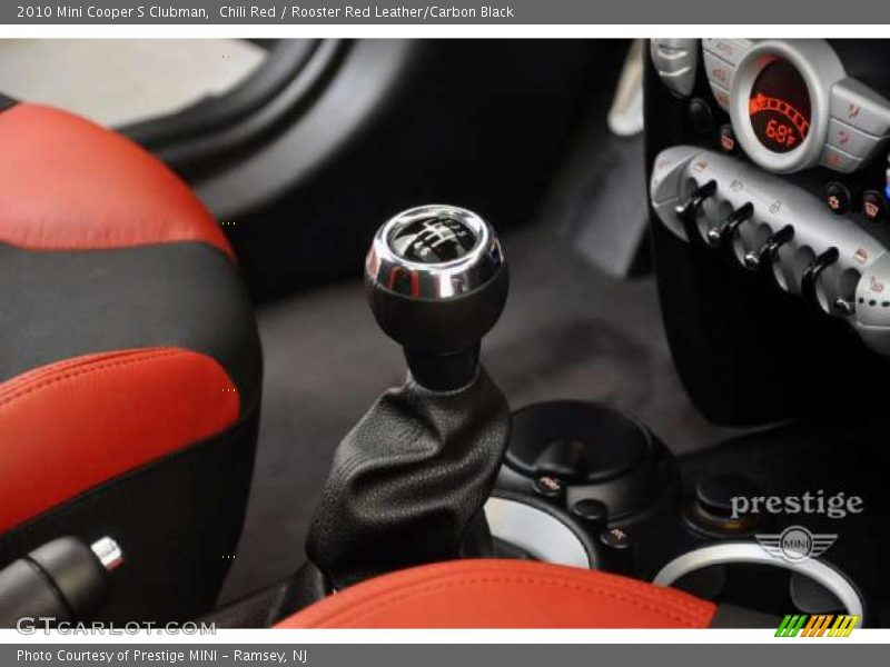 Chili Red / Rooster Red Leather/Carbon Black 2010 Mini Cooper S Clubman