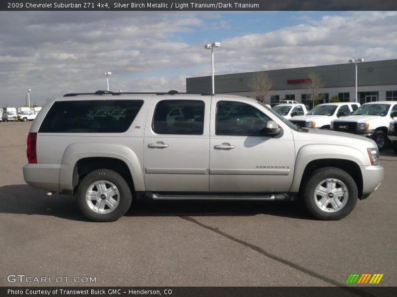 Silver Birch Metallic / Light Titanium/Dark Titanium 2009 Chevrolet Suburban Z71 4x4