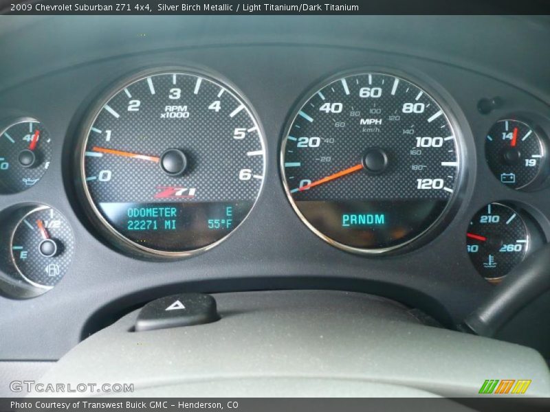 Silver Birch Metallic / Light Titanium/Dark Titanium 2009 Chevrolet Suburban Z71 4x4