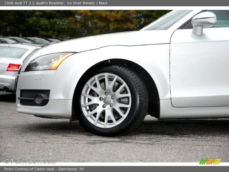 Ice Silver Metallic / Black 2008 Audi TT 3.2 quattro Roadster