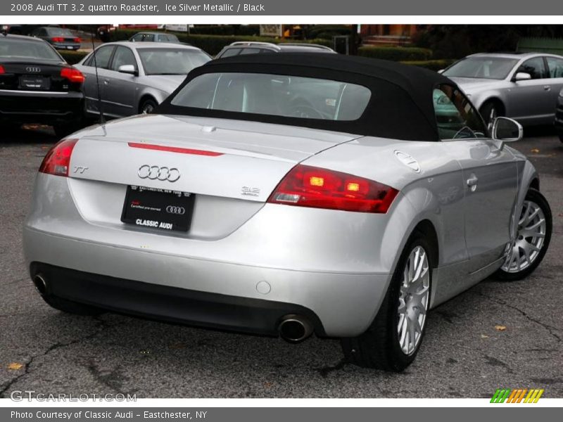 Ice Silver Metallic / Black 2008 Audi TT 3.2 quattro Roadster