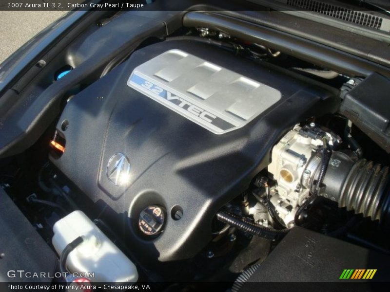 Carbon Gray Pearl / Taupe 2007 Acura TL 3.2