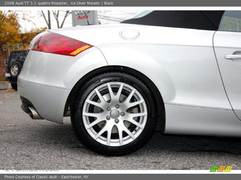 Ice Silver Metallic / Black 2008 Audi TT 3.2 quattro Roadster