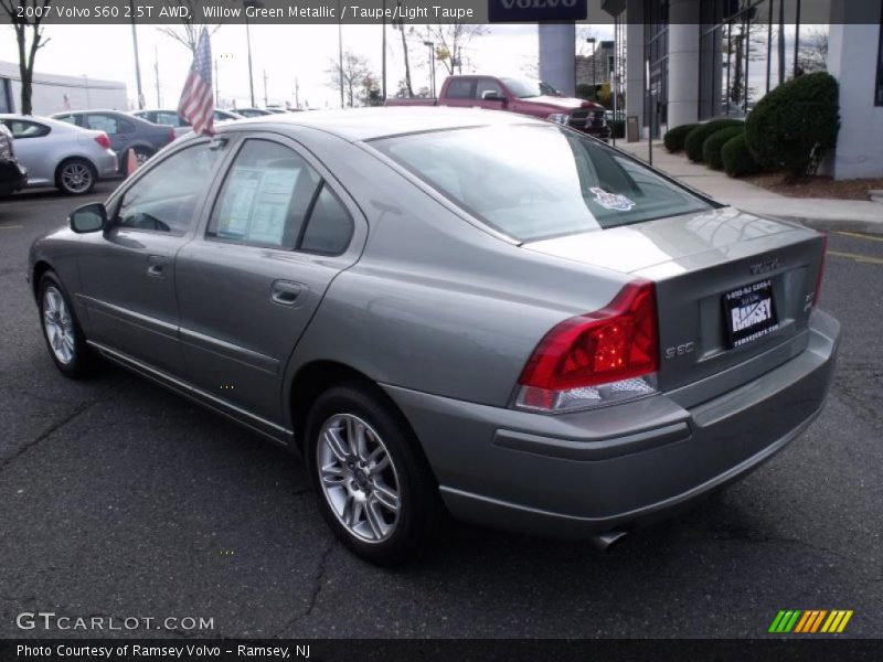 Willow Green Metallic / Taupe/Light Taupe 2007 Volvo S60 2.5T AWD