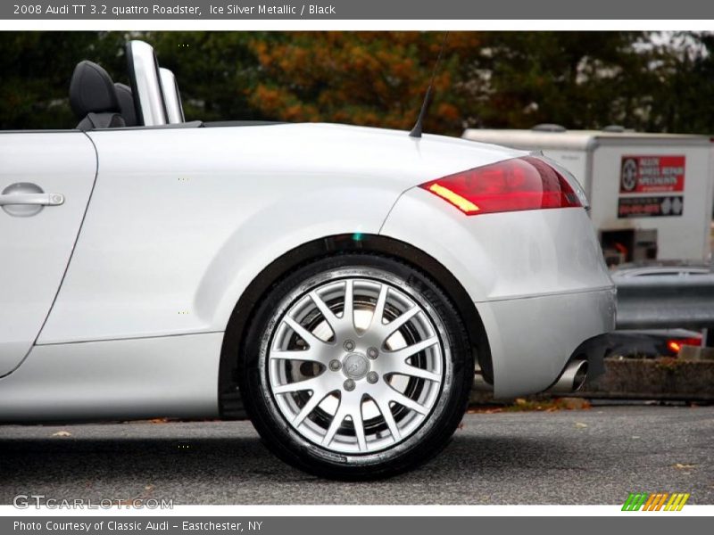 Ice Silver Metallic / Black 2008 Audi TT 3.2 quattro Roadster