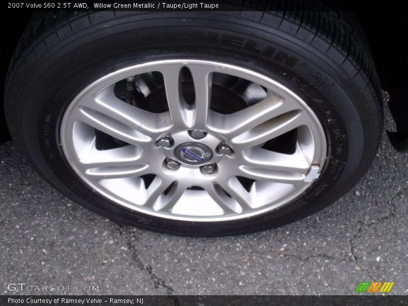 Willow Green Metallic / Taupe/Light Taupe 2007 Volvo S60 2.5T AWD