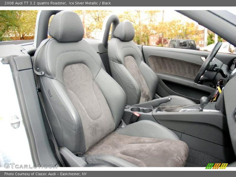 Ice Silver Metallic / Black 2008 Audi TT 3.2 quattro Roadster