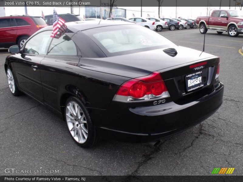 Solid Black / Calcite Cream 2008 Volvo C70 T5