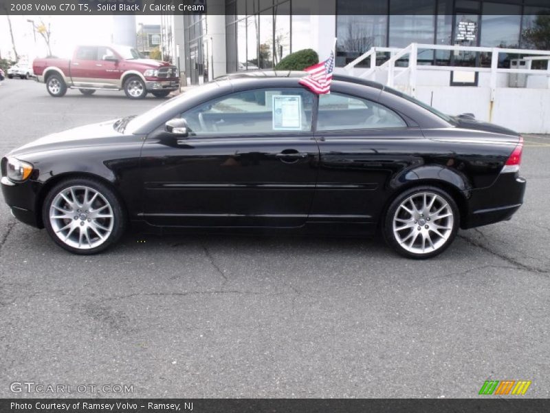 Solid Black / Calcite Cream 2008 Volvo C70 T5