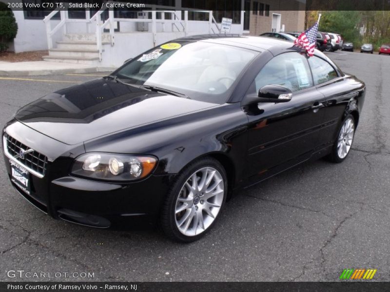 Solid Black / Calcite Cream 2008 Volvo C70 T5