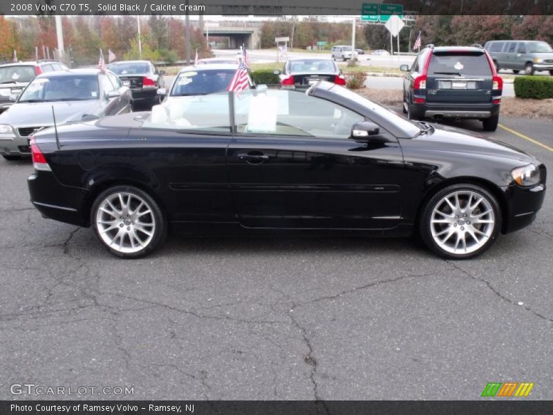 Solid Black / Calcite Cream 2008 Volvo C70 T5