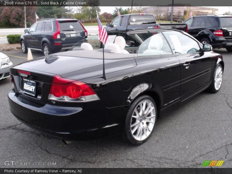 Solid Black / Calcite Cream 2008 Volvo C70 T5