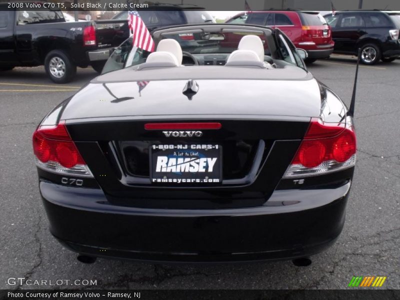 Solid Black / Calcite Cream 2008 Volvo C70 T5