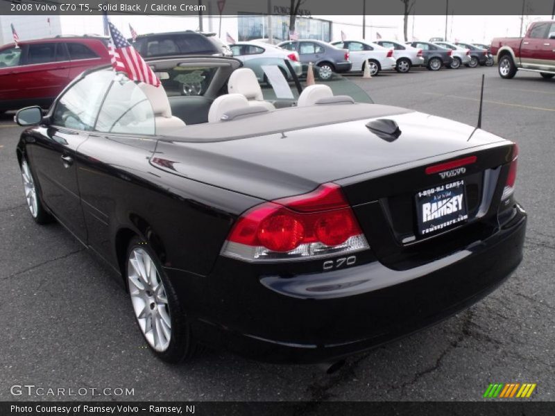 Solid Black / Calcite Cream 2008 Volvo C70 T5