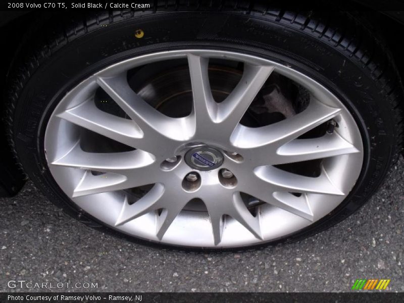 Solid Black / Calcite Cream 2008 Volvo C70 T5