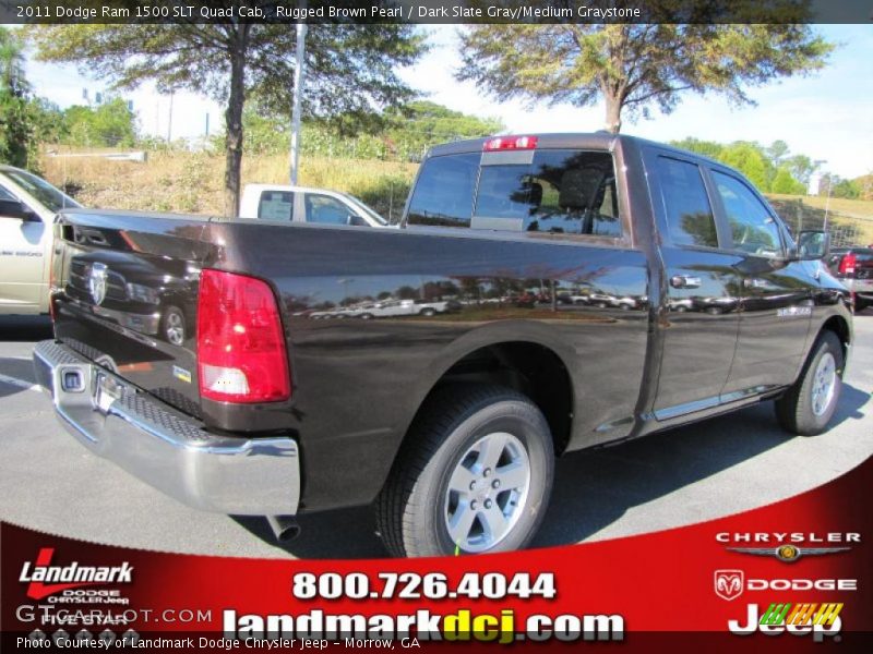 Rugged Brown Pearl / Dark Slate Gray/Medium Graystone 2011 Dodge Ram 1500 SLT Quad Cab