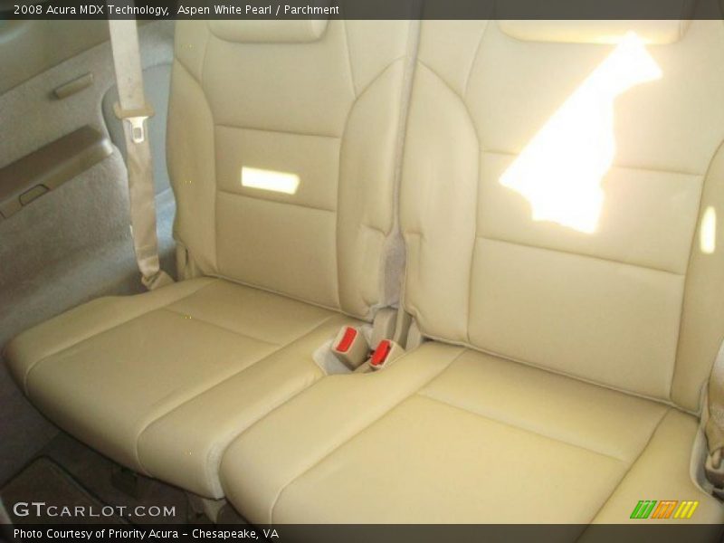 Aspen White Pearl / Parchment 2008 Acura MDX Technology