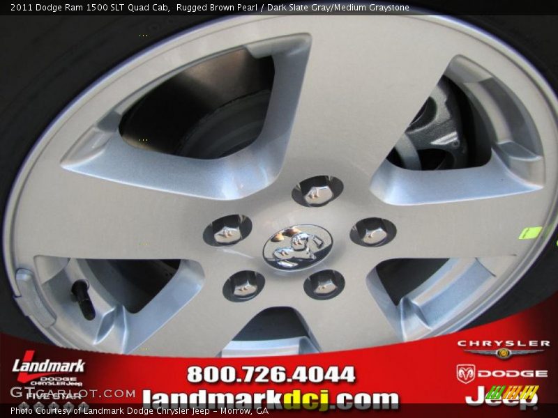 Rugged Brown Pearl / Dark Slate Gray/Medium Graystone 2011 Dodge Ram 1500 SLT Quad Cab