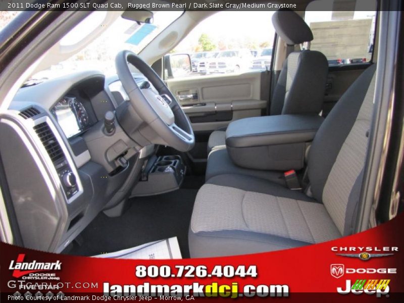 Rugged Brown Pearl / Dark Slate Gray/Medium Graystone 2011 Dodge Ram 1500 SLT Quad Cab