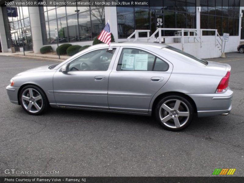 R Electric Silver Metallic / Nordkap Black/Blue R Metallic 2007 Volvo S60 R AWD