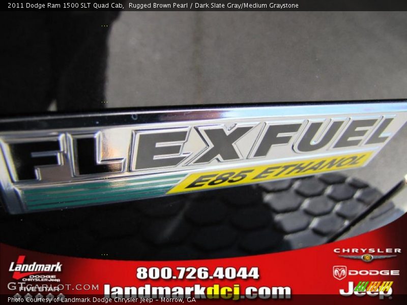 Rugged Brown Pearl / Dark Slate Gray/Medium Graystone 2011 Dodge Ram 1500 SLT Quad Cab