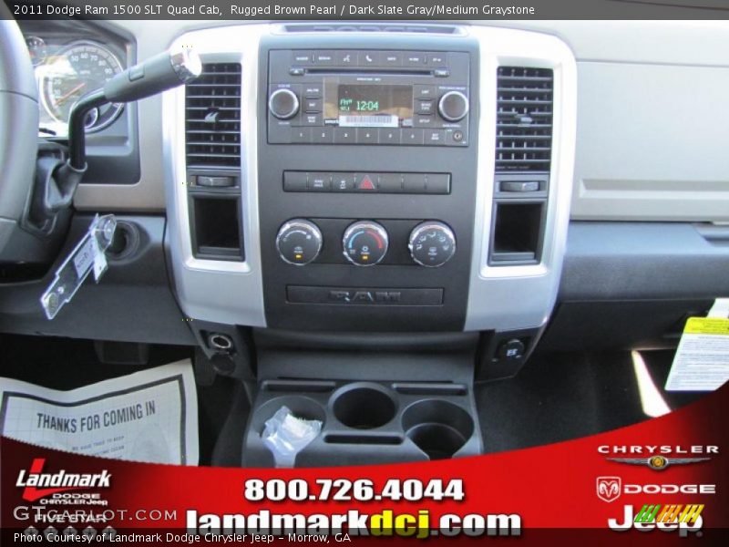 Rugged Brown Pearl / Dark Slate Gray/Medium Graystone 2011 Dodge Ram 1500 SLT Quad Cab