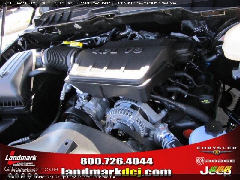 Rugged Brown Pearl / Dark Slate Gray/Medium Graystone 2011 Dodge Ram 1500 SLT Quad Cab