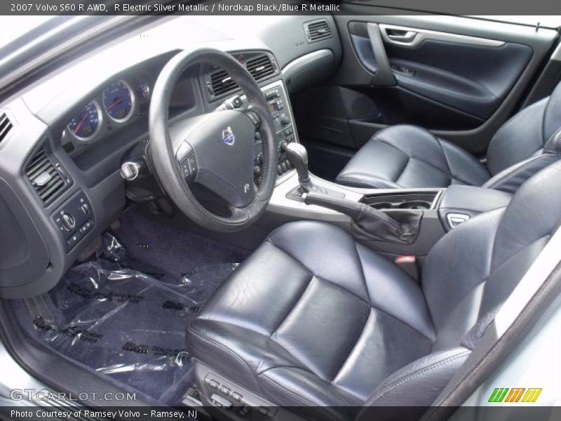 Nordkap Black/Blue R Metallic Interior - 2007 S60 R AWD 