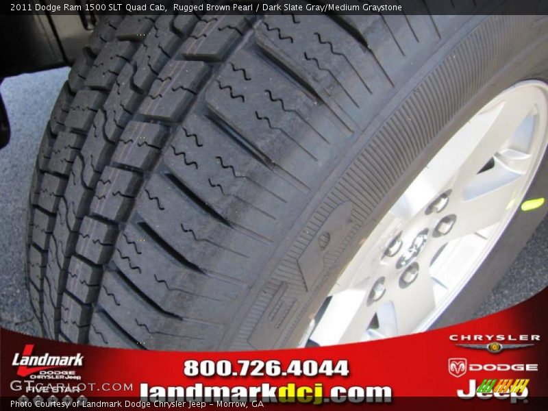 Rugged Brown Pearl / Dark Slate Gray/Medium Graystone 2011 Dodge Ram 1500 SLT Quad Cab