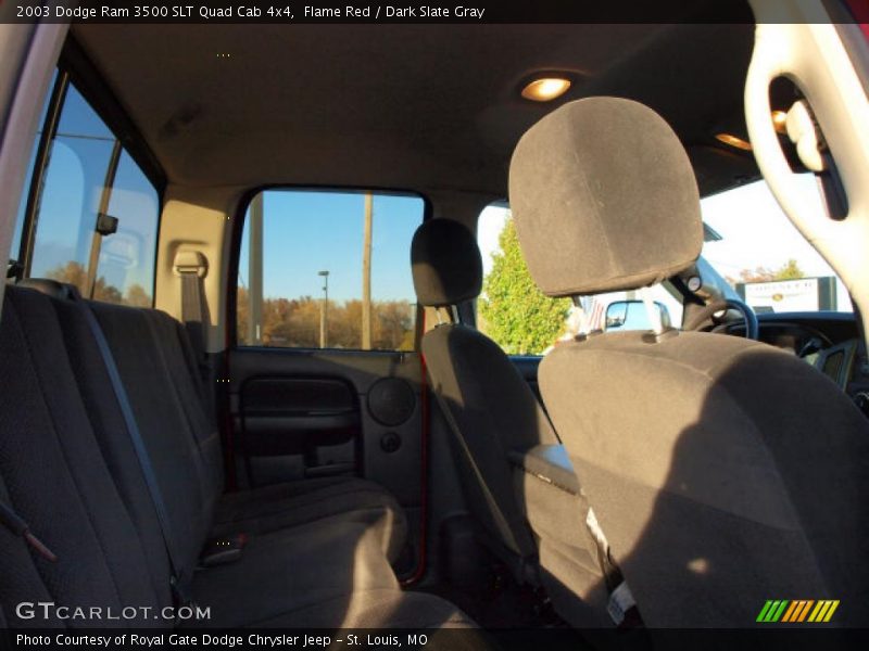 Flame Red / Dark Slate Gray 2003 Dodge Ram 3500 SLT Quad Cab 4x4