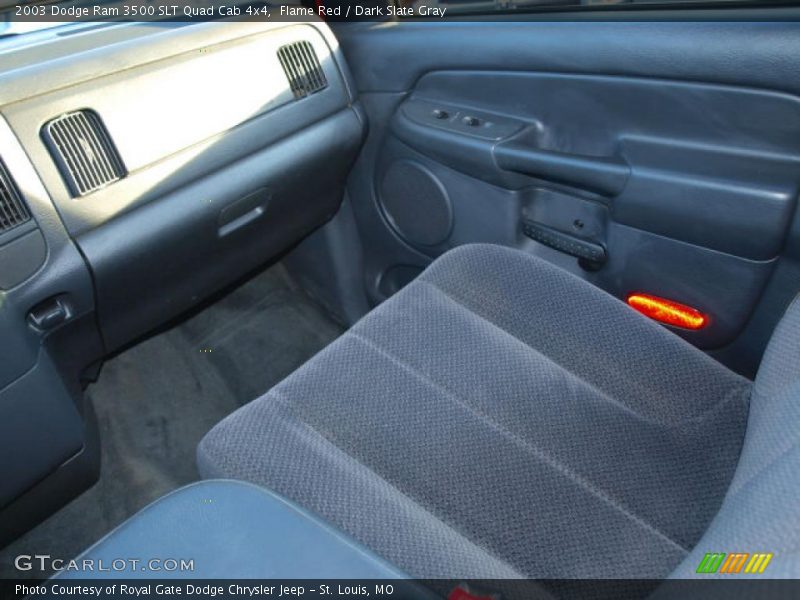 Flame Red / Dark Slate Gray 2003 Dodge Ram 3500 SLT Quad Cab 4x4