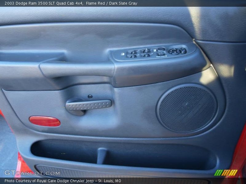Flame Red / Dark Slate Gray 2003 Dodge Ram 3500 SLT Quad Cab 4x4