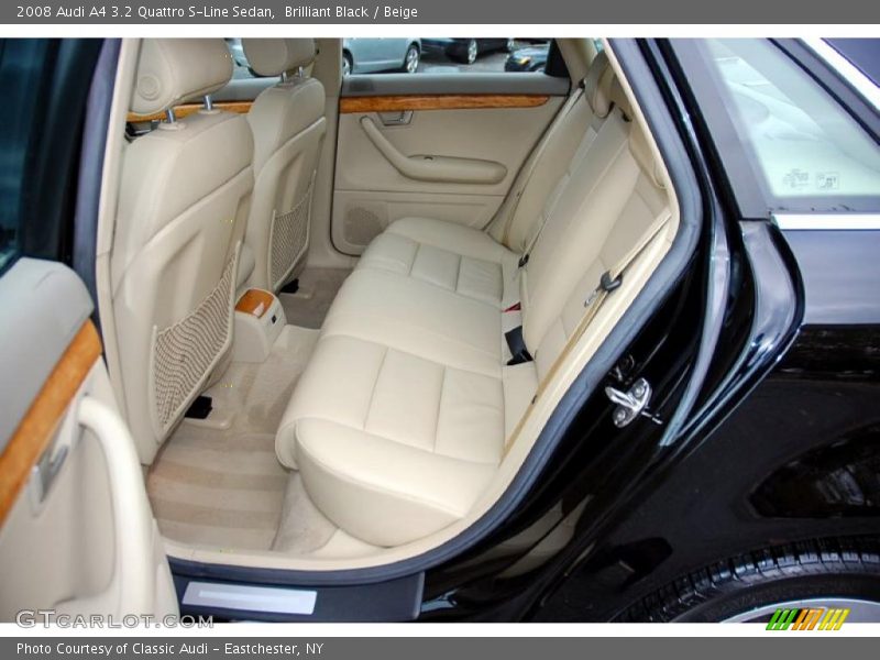 Brilliant Black / Beige 2008 Audi A4 3.2 Quattro S-Line Sedan