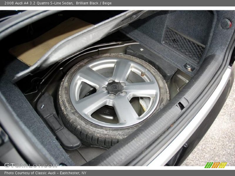 Brilliant Black / Beige 2008 Audi A4 3.2 Quattro S-Line Sedan