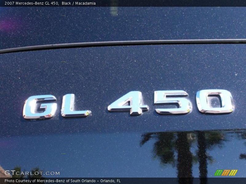 Black / Macadamia 2007 Mercedes-Benz GL 450
