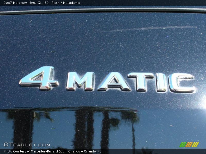 Black / Macadamia 2007 Mercedes-Benz GL 450
