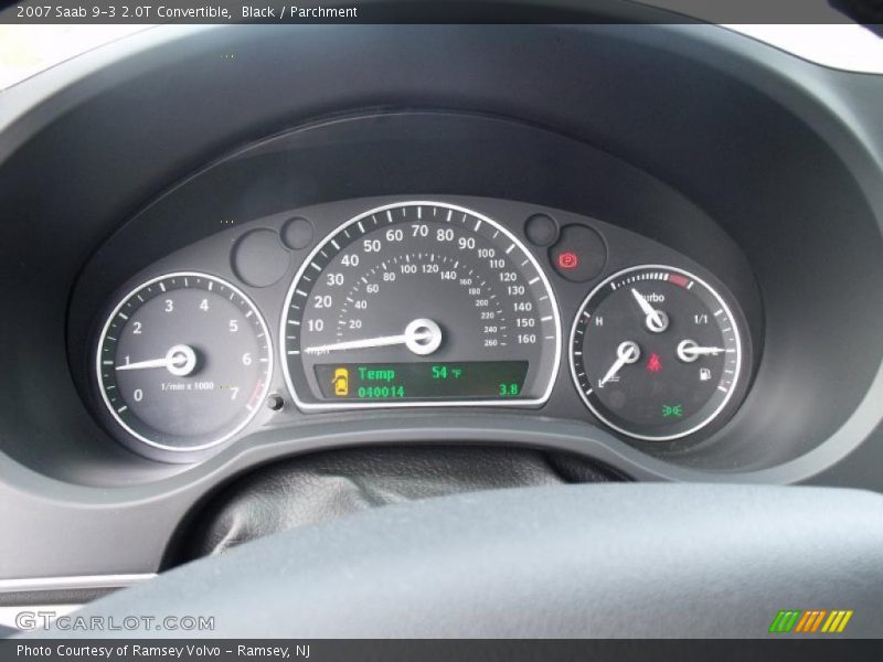  2007 9-3 2.0T Convertible 2.0T Convertible Gauges