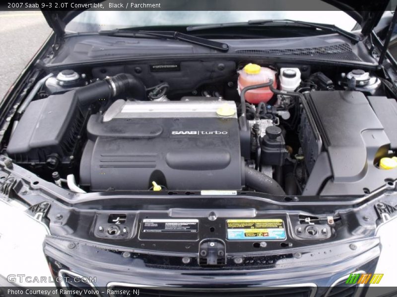  2007 9-3 2.0T Convertible Engine - 2.0 Liter Turbocharged DOHC 16V 4 Cylinder