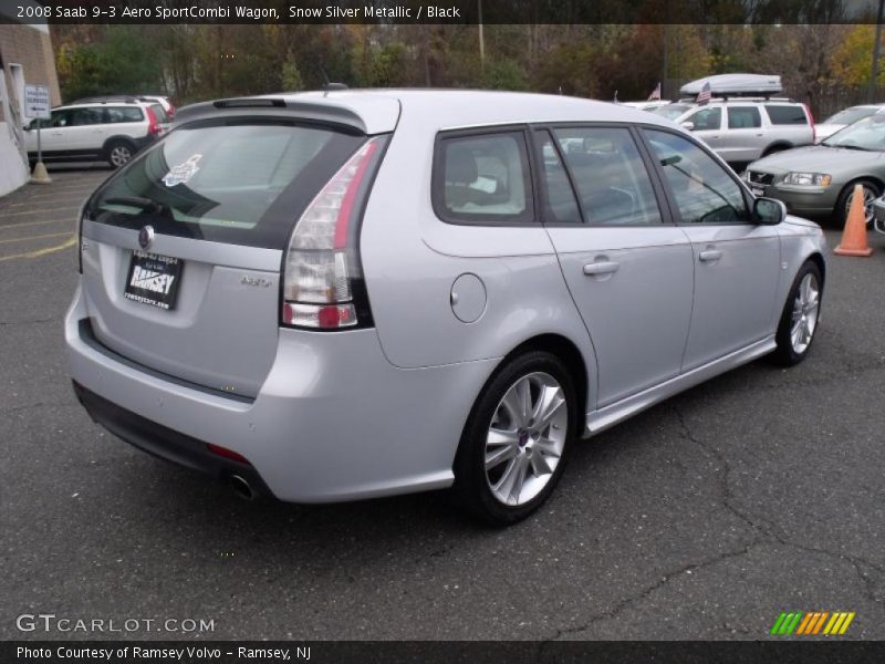  2008 9-3 Aero SportCombi Wagon Snow Silver Metallic