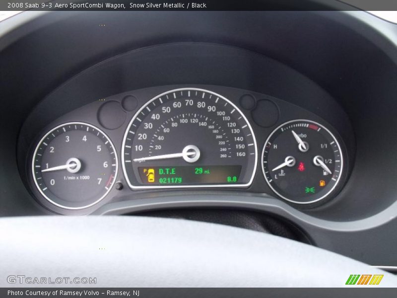  2008 9-3 Aero SportCombi Wagon Aero SportCombi Wagon Gauges